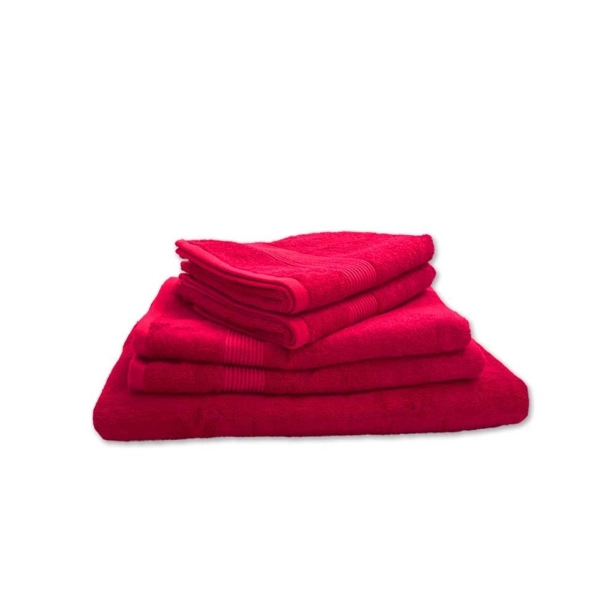 Lot de 5 serviettes de bain 600 g/m² en coton et bambou - Ultra-douces et absorbantes, qualité premium, anti-bactériennes