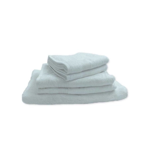 Lot de 5 Grandes Serviettes Eponge 600 g/m²  100 % coton - Blanc