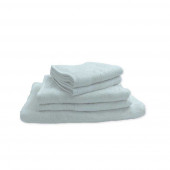Lot de 5 Grandes Serviettes Eponge 600 g/m²  100 % coton - Blanc