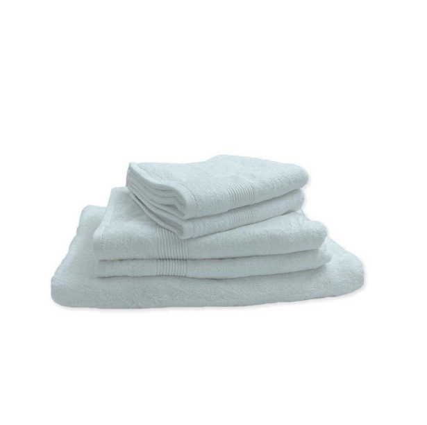 Lot de 5 serviettes de bain 600 g/m² en coton et bambou - Ultra-douces et absorbantes, qualité premium, anti-bactériennes