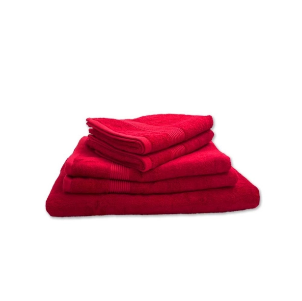 Lot de 5 serviettes de bain 600 g/m² en coton et bambou - Ultra-douces et absorbantes, qualité premium, anti-bactériennes