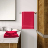Lot de 5 serviettes de bain 600 g/m² en coton et bambou - Ultra-douces et absorbantes, qualité premium, anti-bactériennes
