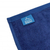 Lot de 5 serviettes coton et Bambou marque Alpes Blanc bleu monaco