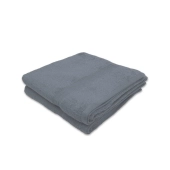 Lot de 2 serviettes de bain 50x100 cm - Serviettes de toilette éponge 600 g/m² 100 % coton, absorbantes, douces et durables