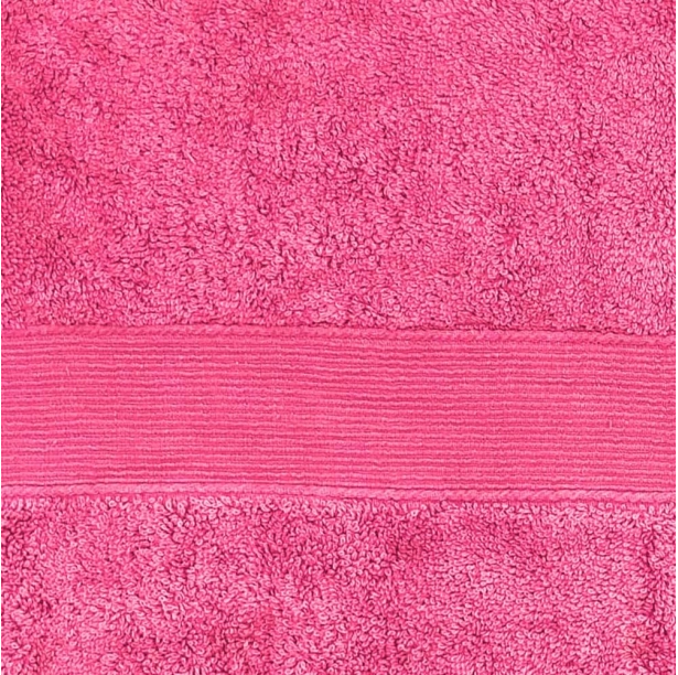 Lot de 2 serviettes de bain 50x100 cm - Serviettes de toilette éponge 600 g/m² 100 % coton, absorbantes, douces et durables