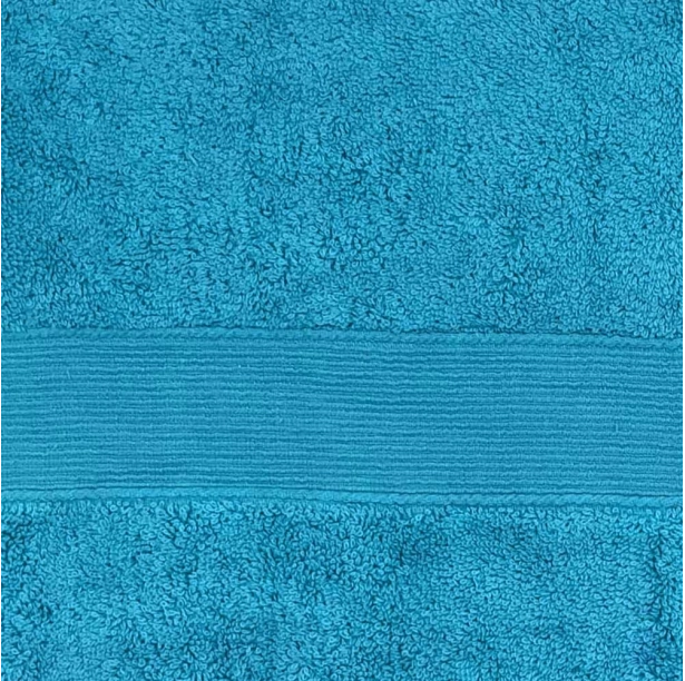 Lot de 2 serviettes de bain 50x100 cm - Serviettes de toilette éponge 600 g/m² 100 % coton, absorbantes, douces et durables
