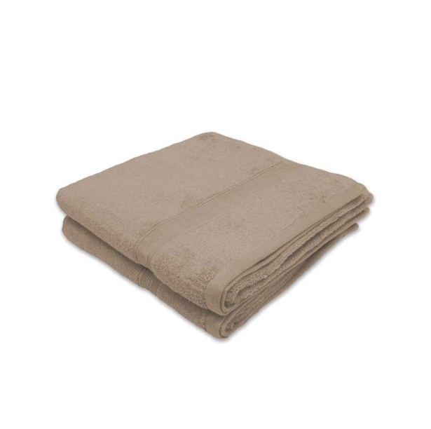 Lot de 2 serviettes de bain 70x140 cm - Draps de bain 100 % coton éponge 600 g/m², ultra-absorbants, doux et durables