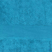zoom serviettes 100% coton 70x140 cm 600 grammes / m²  bleu canard