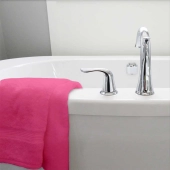 Lot de 2 serviettes de bain 70x140 cm - Draps de bain 100 % coton éponge 600 g/m², ultra-absorbants, doux et durables