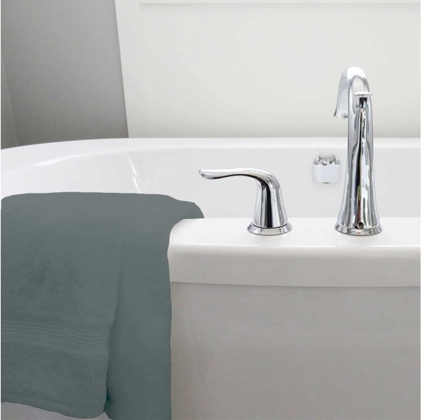 Lot de 2 grands draps de bain 100x150 cm - Éponge 600 g/m² pur coton, ultra-absorbants, doux et durables