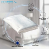 Lot de 2 Sous-Taies d’Oreiller 100% Coton – Protection Durable, Douceur Naturelle et Entretien Facile pour Oreillers Hygiéniques