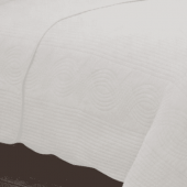 Motif Couvre lit Blanc - 260x260