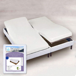 protège matelas pour lit avec tête et pieds relevables imperméable
