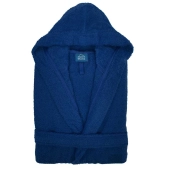 Peignoir de bain mixte à capuche 100% coton éponge bouclette 450g/m² - Absorbant, doux et confortable – Ceinture et poches