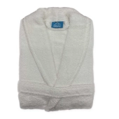 Peignoir de bain à col Châle – Mixte – 100% coton 450 g/m² – Doux et absorbant – Style classique et intemporel – Séchage rapide