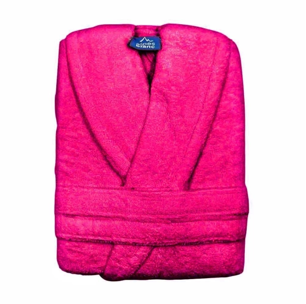 Peignoir de bain à col châle 70% coton et 30% bambou 450 g/m² - Doux et ultra-absorbant – hypoallergénique – Coupe mixte