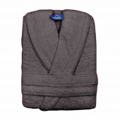 peignoir anthracite plié vue de face