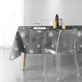 Nappe anti tâches rectangle Enchanté anthracite 150x240 cm