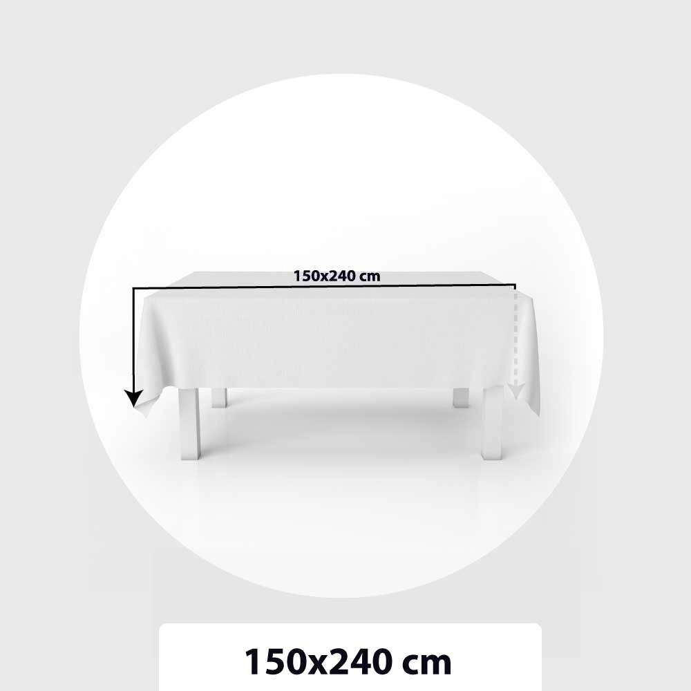 Nappe anti tâches rectangle Augustin 150x240 cm