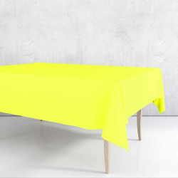 Nappe unie 150x240 cm jaune