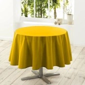 Nappe anti tâches unie ronde 180cm