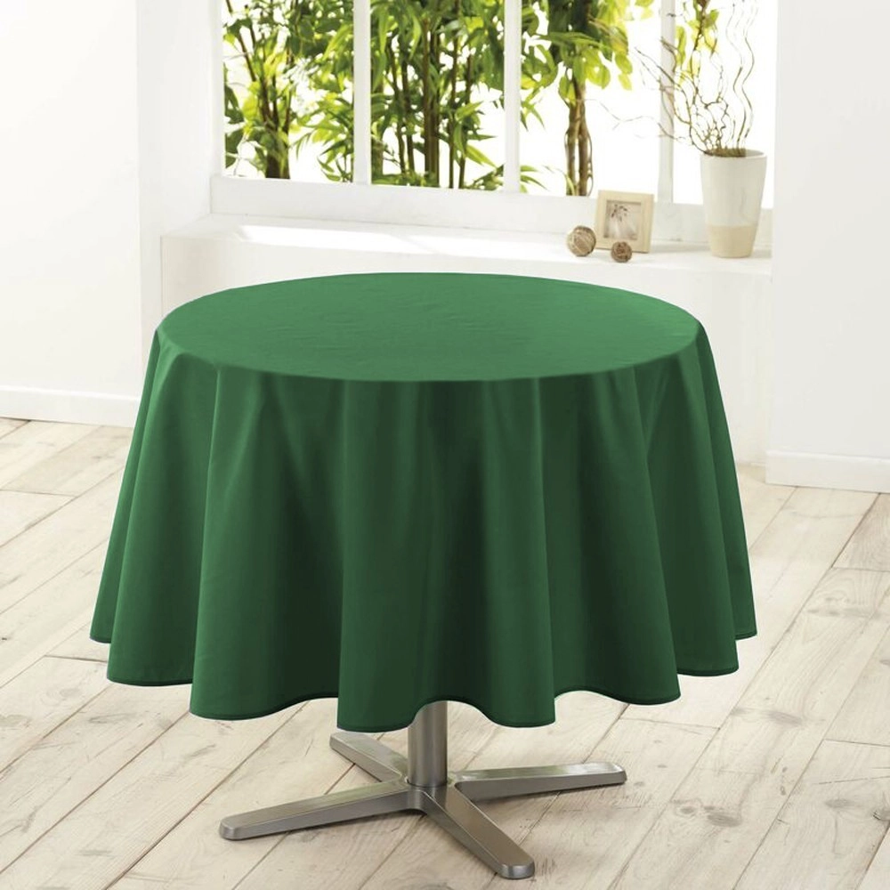 Nappe anti tâches unie ronde 180cm