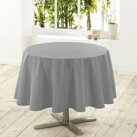 Nappe anti tâches unie ronde 180cm -...