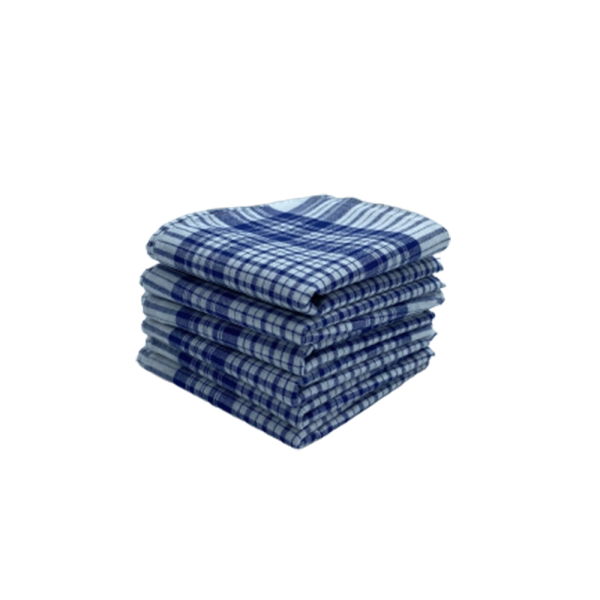6 Mouchoirs de Travail petits carreaux 100% coton 40x40cm