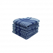 6 Mouchoirs de Travail petits carreaux 100% coton 40x40cm
