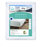 Protège-Matelas Molleton 100% Coton 200 g/m² – Grands Bonnets pour Maintien Parfait, Douceur, Protection et Confort Durable