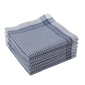 Mouchoirs Carreaux Bleu et Blanc 50x50cm