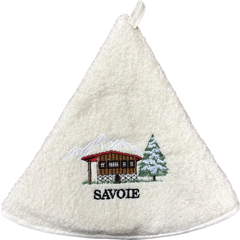 Essuie-main rond motifs Montagne