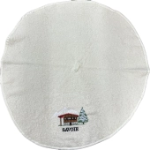 Essuie-main rond motifs Montagne