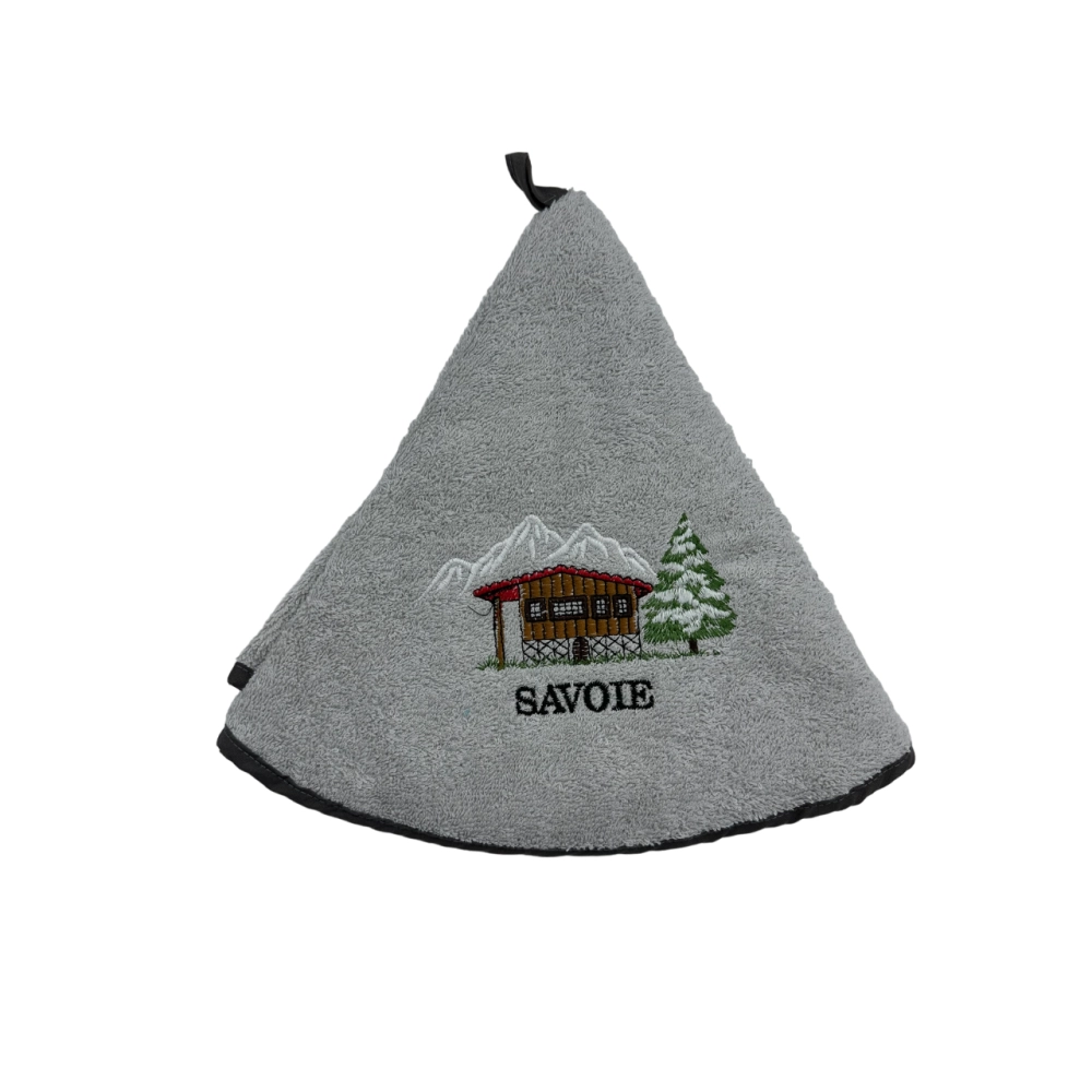 Essuie-main rond motifs Montagne