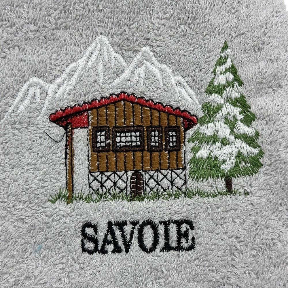 Essuie-main rond motifs Montagne