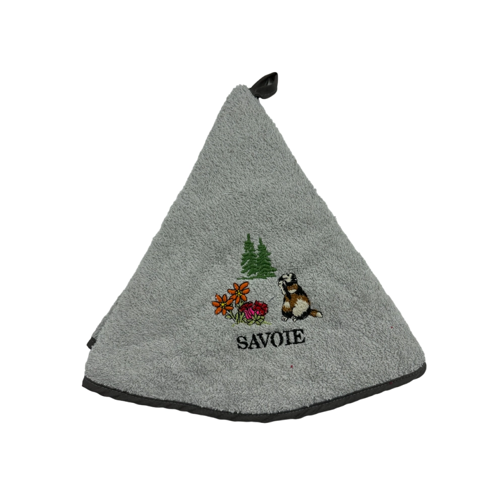 Essuie-main rond motifs Montagne