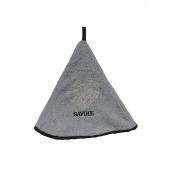 Torchons ronds coton gris coeur