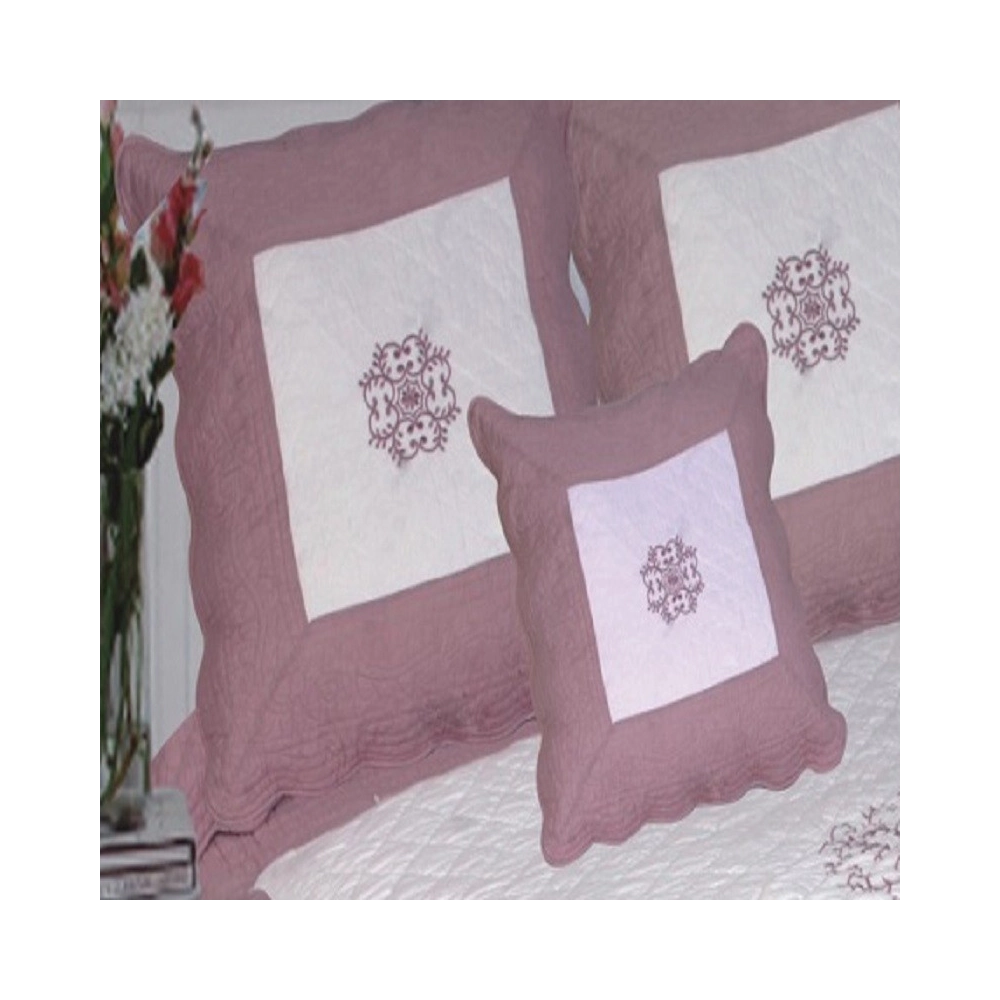 Couvre lit François Lilas - 180x240cm - 1 place