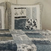 Couvre lit Matin Bleu - 230x250 cm - 2 places