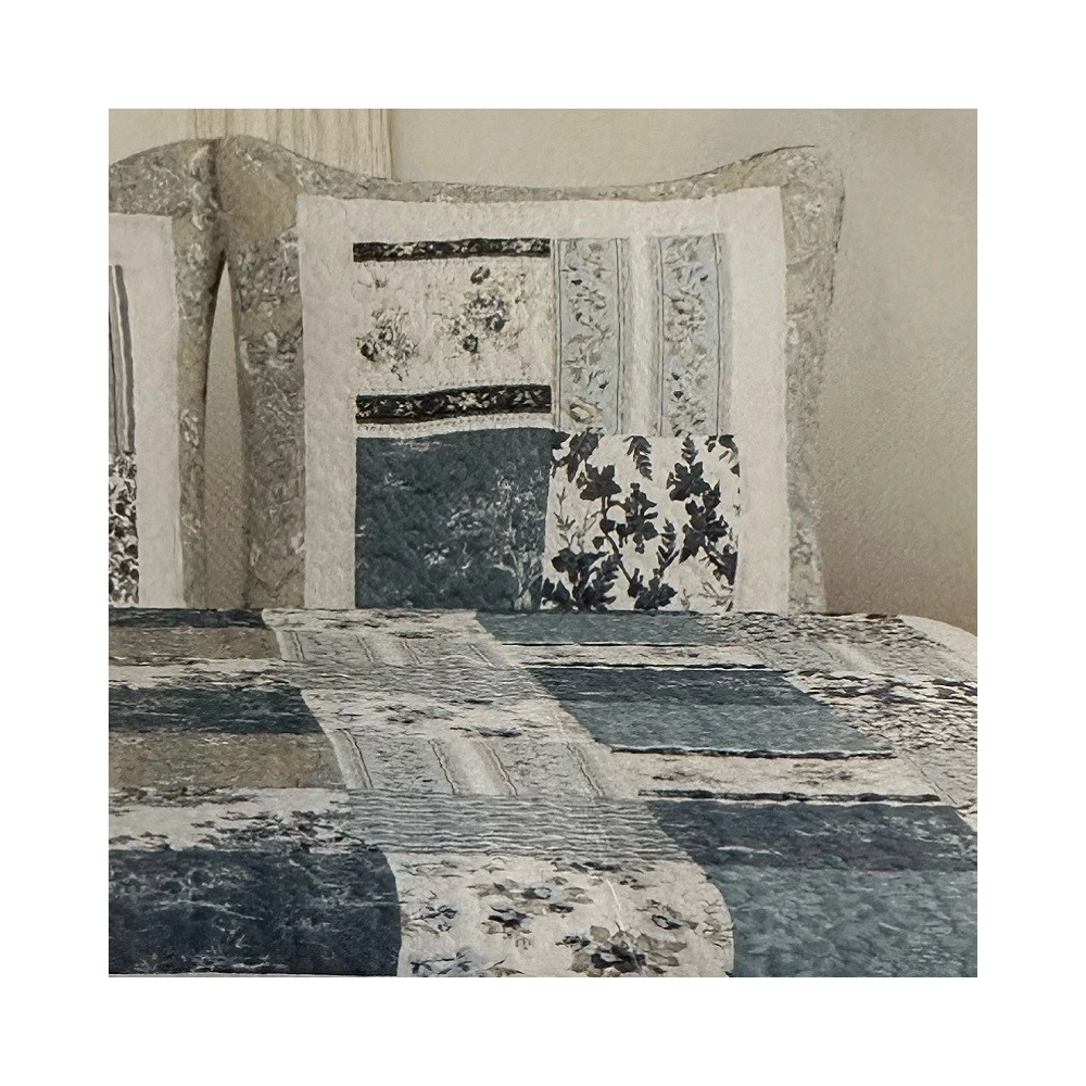 Couvre lit Matin Bleu - 230x250 cm - 2 places