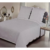 Couvre lit Plaisance Blanc