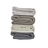 Couvre lit 2 personnes Plaisance 230x250 cm - Boutis coton haut de gamme pour lit double avec 2 taies pour une chambre élégante