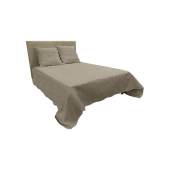 Couvre lit 2 personnes Plaisance 230x250 cm - Boutis coton haut de gamme pour lit double avec 2 taies pour une chambre élégante