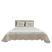 Couvre lit Peaceland Abeilles + taie(s) pur coton