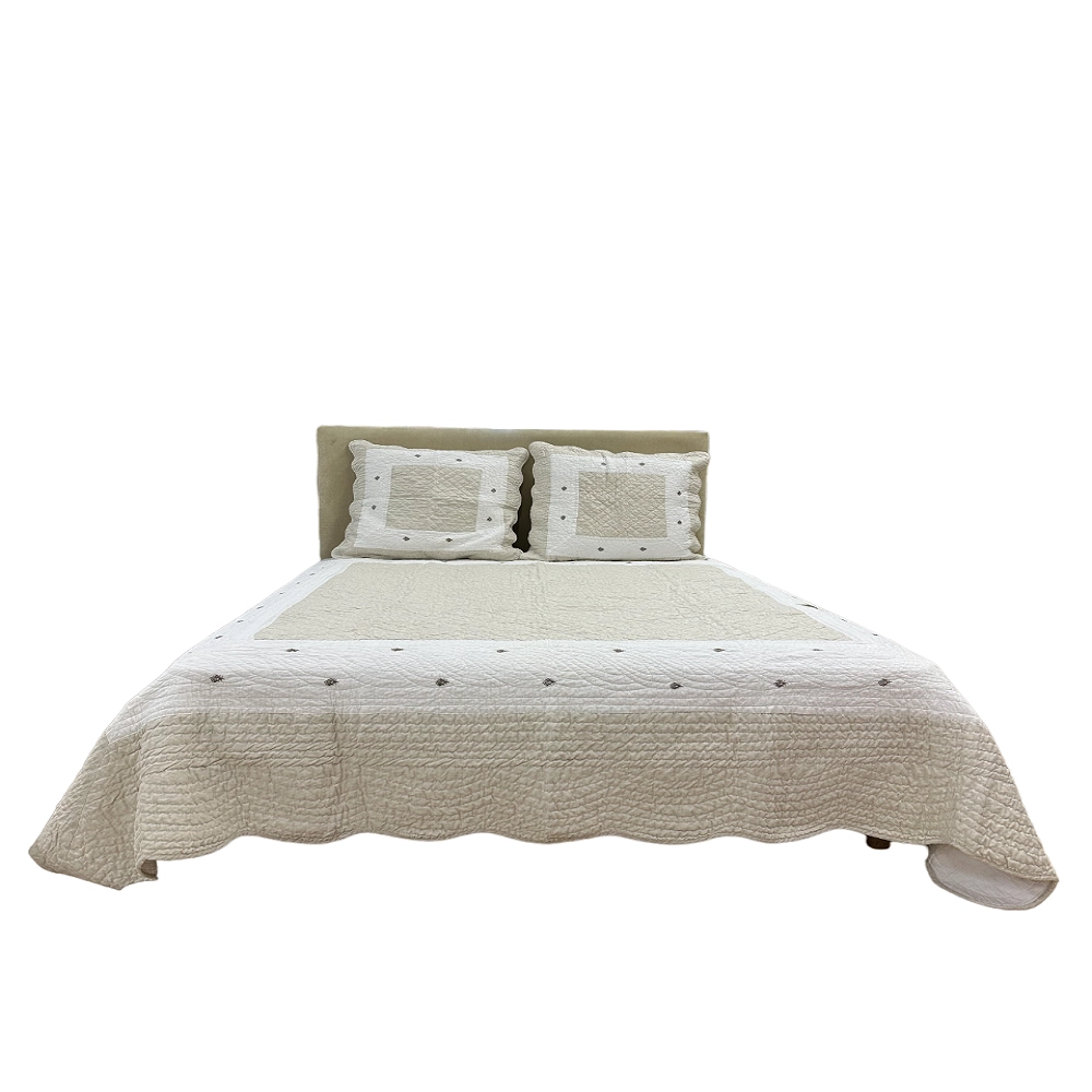 Couvre lit Peaceland Abeilles + taie(s) pur coton