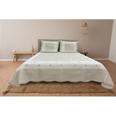 Couvre-lit peaceland abeille fond chambre