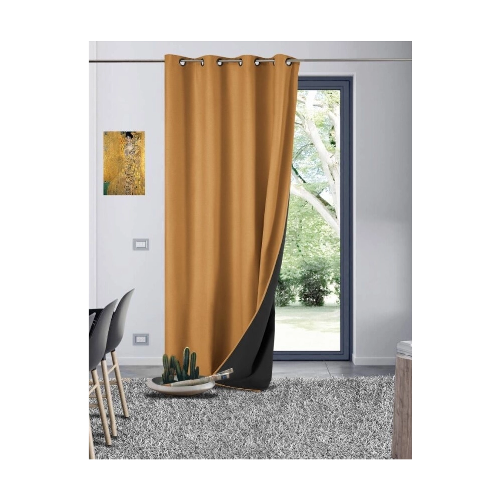 Rideau thermique GALENA 140x260 cm - Isolant et occultant, confort intérieur toutes saison, économie d'énergie