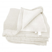 Couverture 100% laine écru