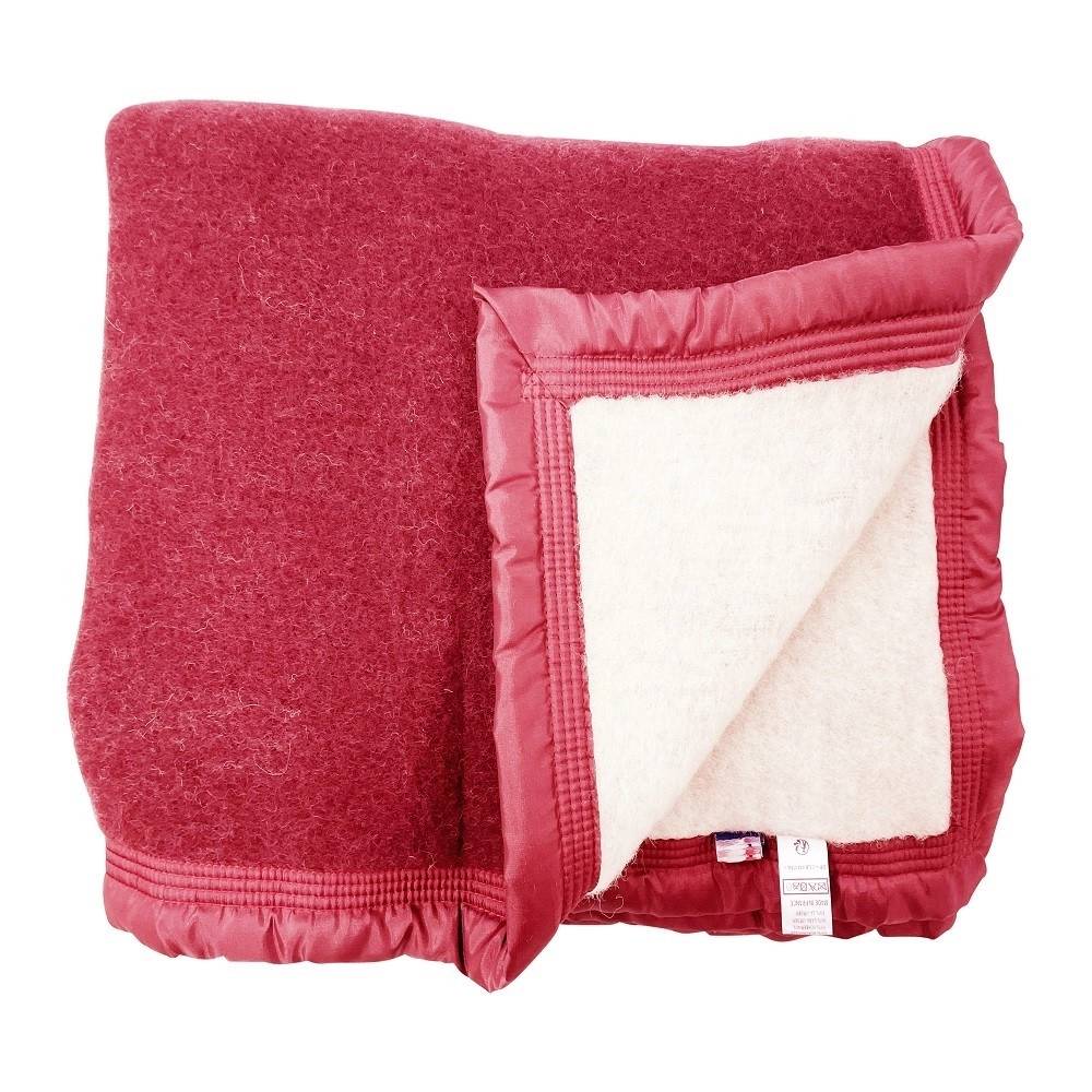 Couverture 100% Pure Laine Naturelle – Chaude, Douce et Respirante - Idéale pour l’Hiver, Fabrication Française
