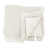 couverture 100% laine écru